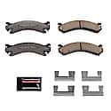 Z36 Truck and SUV Carbon-Fiber Ceramic Brake Pads with Hardware Kit - Rear