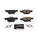 Z23 Daily Driver Carbon-Fiber Ceramic Brake Pads with Hardware Kit - Rear