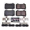 Z23 Daily Driver Carbon-Fiber Ceramic Brake Pads with Hardware Kit - Rear