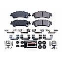 Z23 Daily Driver Carbon-Fiber Ceramic Brake Pads with Hardware Kit - Rear