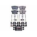Z23 Daily Driver Carbon-Fiber Ceramic Brake Pads with Hardware Kit - Rear