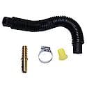 Power Steering Return Hose Assembly, 3/8" Beaded Tube x 3/8" I.D. Hose