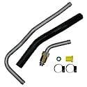 Power Steering Return Hose Assembly, 16mm Male "O" Ring x 3/8" Beaded Tube