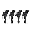 Ignition Coil Set: Meets or Exceeds OE Specifications, 4 Count