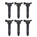 Ignition Coil Set: Meets or Exceeds OE Specifications, 6 Count