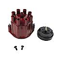 D600701 Cap Red and Rotor 8 cylinder Flame-Thrower Billet Distributor