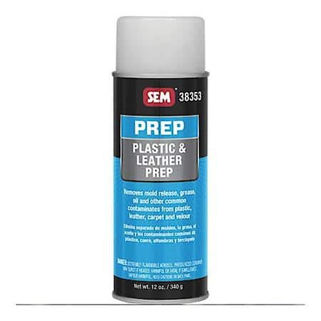 Plastic & Leather Prep - Leaves plastic substrates clean, will not soften or distort plastic