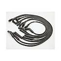 808201 Flame-Thrower Spark Plug Wires 8 cyl 8mm GM HEI Custom Kit Black