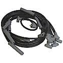 Wire Set; Black Super Conductor; Chrysler 383-440 HEI for MSD Distributor