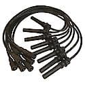Wire Set; Black Super Conductor; Dodge; 5.7L; Hemi; 03-05