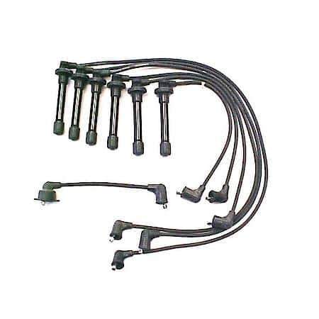 Spark Plug Wire Set: Aluminum Steel Core, 6 Wire Set