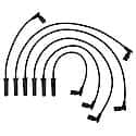 Spark Plug Wire Set: Aluminum Steel Core, 6 Wire Set