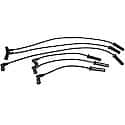 Spark Plug Wire Set: Aluminum Steel Core, 6 Wire Set