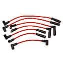 Spark Plug Wire Set: Fiberglass Reinforced Latex Graphite Core, 7 Wire Set