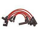 Spark Plug Wire Set: Fiberglass Reinforced Latex Graphite Core, 5 Wire Set