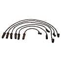 Spark Plug Wire Set: Fiberglass Reinforced Latex Graphite Core, 6 Wire Set