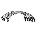 Spark Plug Wire Set: Fiberglass Reinforced Latex Graphite Core, 6 Wire Set