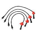 Spark Plug Wire Set: 4 Wires, Increased performance, Designed for direct fit