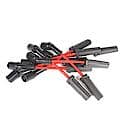 Spark Plug Wire Set: Fiberglass Reinforced Latex Graphite Core, 8 Wire Set