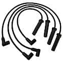 Spark Plug Wire Set: Fiberglass Reinforced Latex Graphite Core