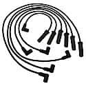 Spark Plug Wire Set: Fiberglass Reinforced Latex Graphite Core