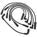 Spark Plug Wire Set: Fiberglass Reinforced Latex Graphite Core