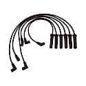 Spark Plug Wire Set: Fiberglass Reinforced Latex Graphite Core, 6 Wire Set