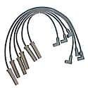 Spark Plug Wire Set: Aluminum Steel Core, 6 Wire Set