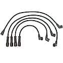 Spark Plug Wire Set: Aluminum Steel Core, 5 Wire Set