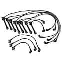 Spark Plug Wire Set: Aluminum Steel Core, 11 Wire Set