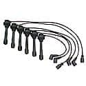 Spark Plug Wire Set: Aluminum Steel Core, 6 Wire Set