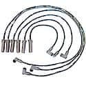 Spark Plug Wire Set: Aluminum Steel Core, 6 Wire Set