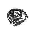 Spark Plug Wire Set: Fiberglass Reinforced Latex Graphite Core, 6 Wire Set