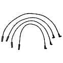 Spark Plug Wire Set: 4 Wires, Increased performance, Designed for direct fit