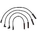 Spark Plug Wire Set: 4 Wires, Increased performance, Designed for direct fit