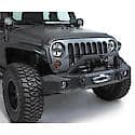 TrailGuard Front Bumper, with Winch Plate, Includes D-Rings, Black