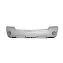 Front Bumper Cover, Textured, Without Fog Lights/Chrome Mld, With Tow Hook Holes