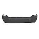 Rear Bumper Cover, Dark Gray Textured Finish, Without Tow