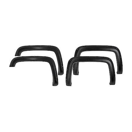 Fender Flares Sierra, 2In Tire Coverage, Pocket Style, TriFlex ABS, Set of 4