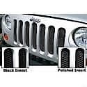 Single Piece 3D Grille, Gloss Black Powder Coat