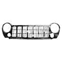 Grille, Chrome With Fog Light Holes, With Black Insert, Limited Models,