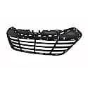 New CAPA Certified Standard Replacement Grille, Black, For Use With Chrome Molding