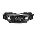 New CAPA Certified Standard Replacement Grille, Black, Without Surround