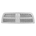 New CAPA Certified Standard Replacement Grille, Matte-Black With Dark Gray Frame