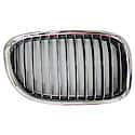 Passenger Side Grille, Without M Package, Chrome And Black Made Of ABS