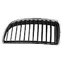 Driver Side Grille, Chrome/Black, Fits 06 325Xi, Fits 07-09 328I/Xi