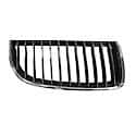 Passenger Side Grille, Chrome/Black