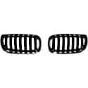 Driver Side Grille, Chrome/Black