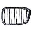 New Standard Replacement Driver Side Hood-Mounted Grille, All Chrome