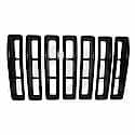 Grille Insert Set, Black, Snap-In